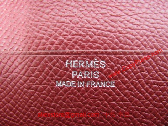 HERMES（エルメス）ベアン二つ折長財布スフレ